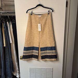 NWT • Sea New York • Striped Midi Skirt • 2